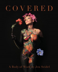 Jen Seidel body art book cover showcasing a painted women.