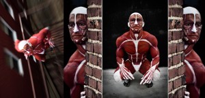 Jen Seidel's body painted Mr. Anatomy, photo by 80 West Studios